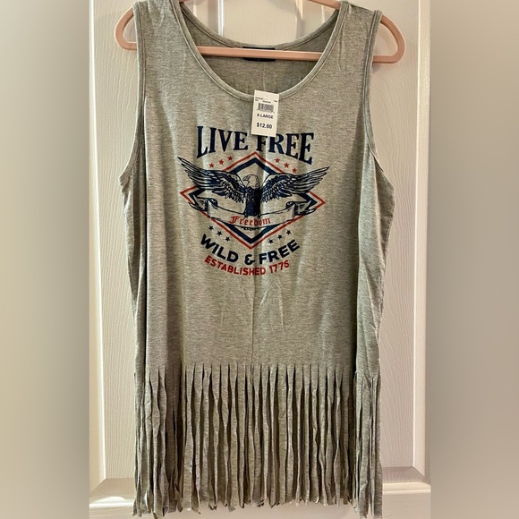 Scarlett Tops - Scarlett Gray Tank Top NWT  XL